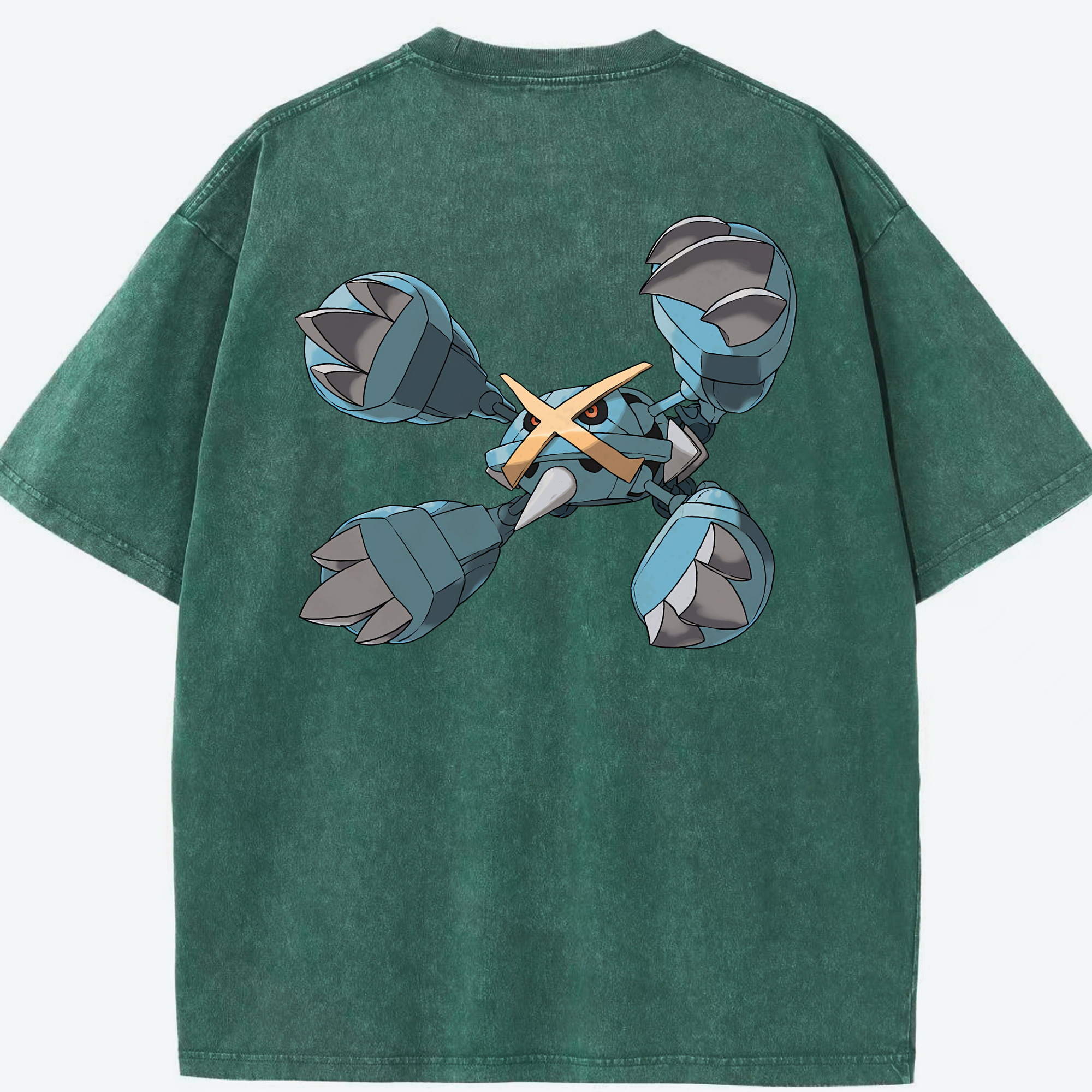 （画像用） ポケットモンスター Pokémon 綿100% ヴィンテージ風 半袖Tシャツ（背面プリント）